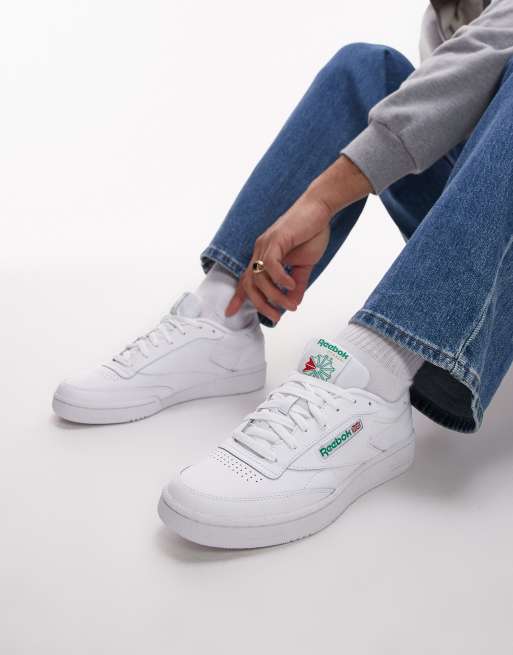 Reebok bianche e verdi hot sale