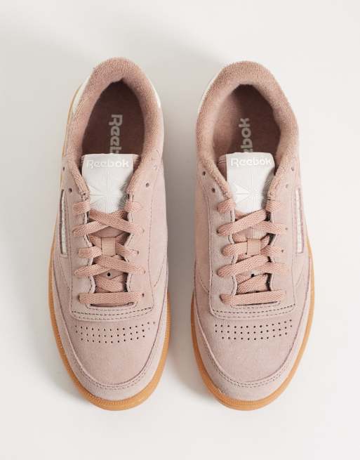 Reebok Club C 85 sneakers i brun med gummisål, 5 af 5