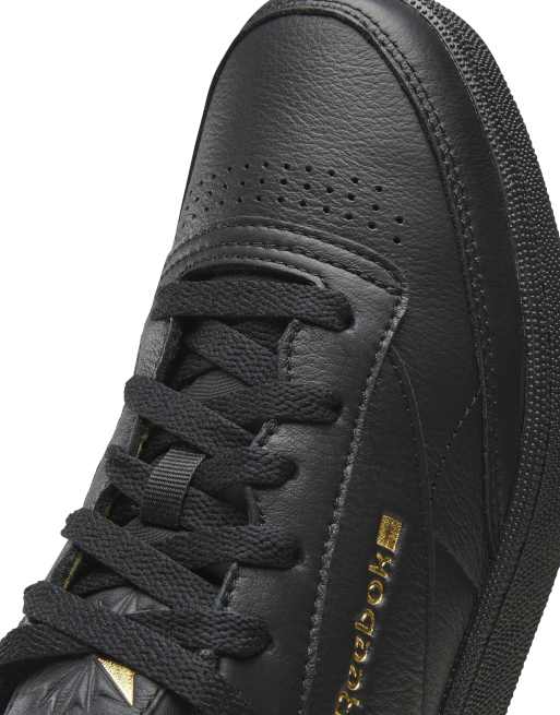 Reebok Club C 85 sneakers i sort og guld, 5 af 5