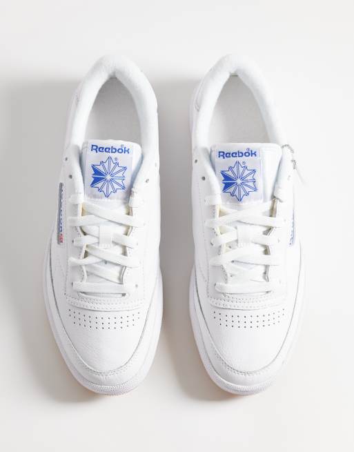 Reebok Club C 85 sneakers i vitt med gummisula, 2 av 5