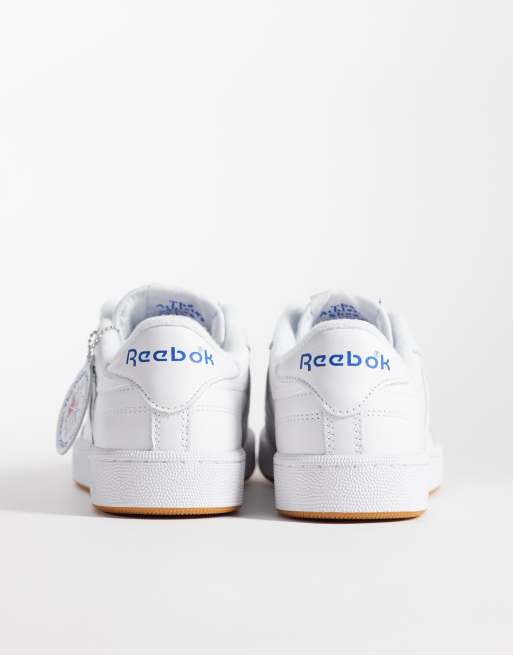 Reebok Club C 85 sneakers i vitt med gummisula, 4 av 5