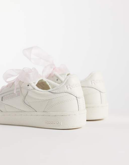 Reebok Club C 85 sneakers i vitt och lila, 2 av 5