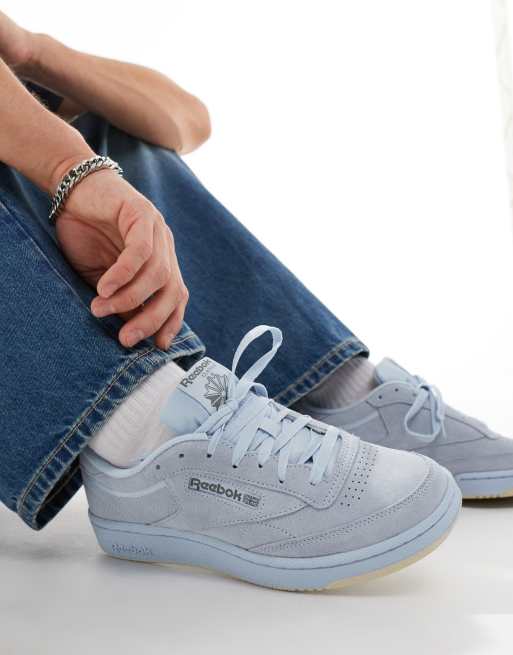 Reebok Club C 85 sneakers in pale blue ASOS