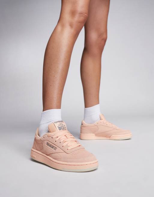 Reebok peach sneakers on sale