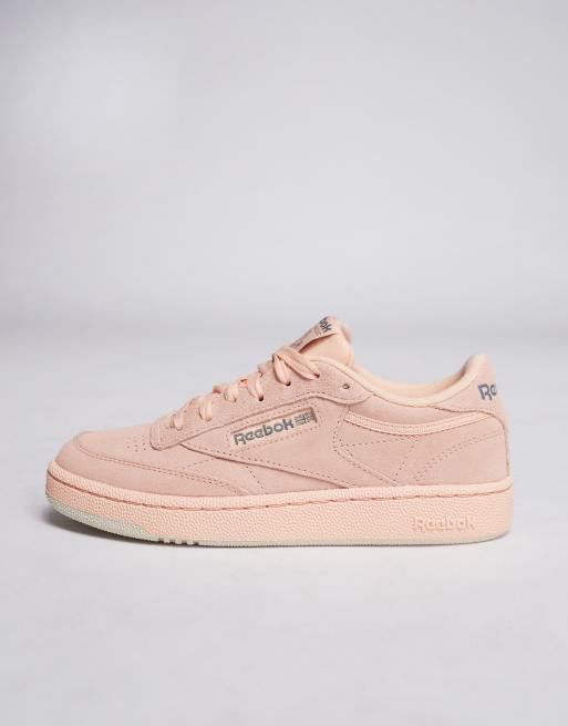 Reebok Club C 85 sneakers in peach ASOS