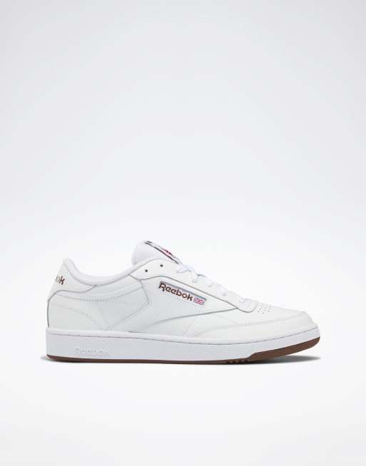 White and store brown reebok