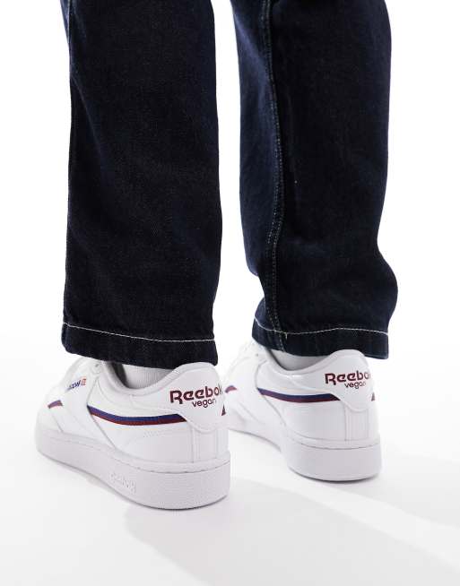 Reebok Club C Revenge Trainers White/Navy - 80s Casual Classics