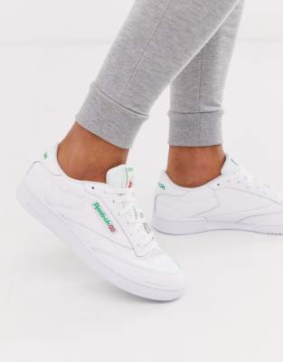 reebok club c 85 sneakers in white