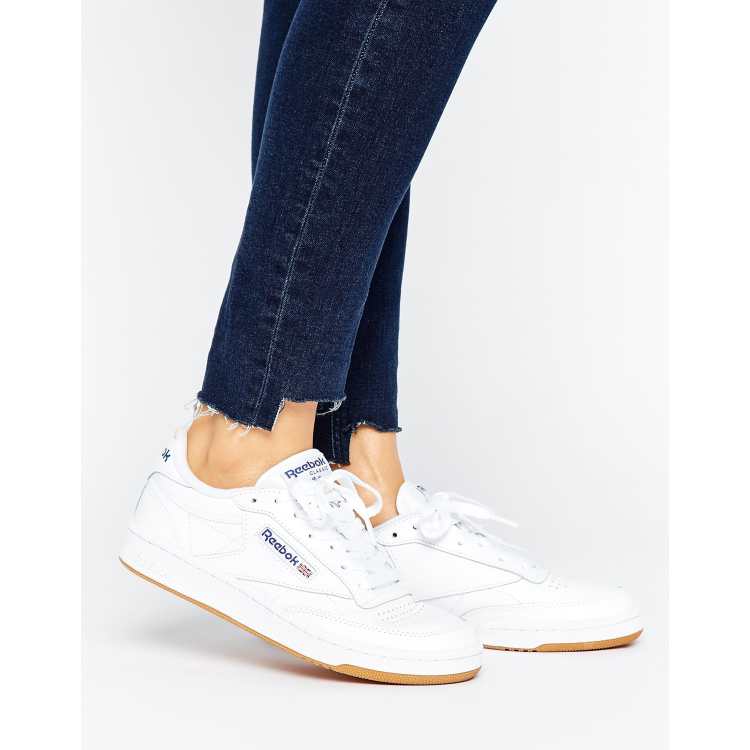 Monopolio Generosidad Empeorando Reebok Club C 85 Sneakers With Gum Sole | ASOS