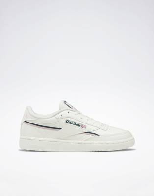 Reebok club c 85 trainers in beige - ASOS Price Checker