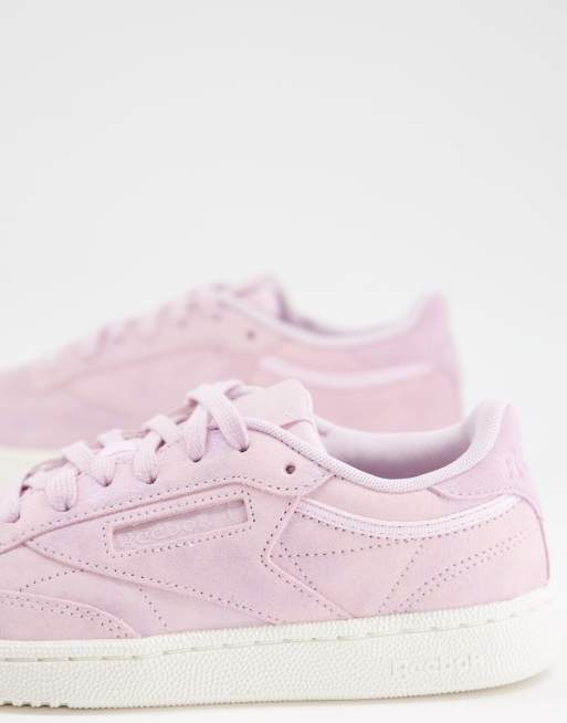 Reebok club c hot sale trainers in pink