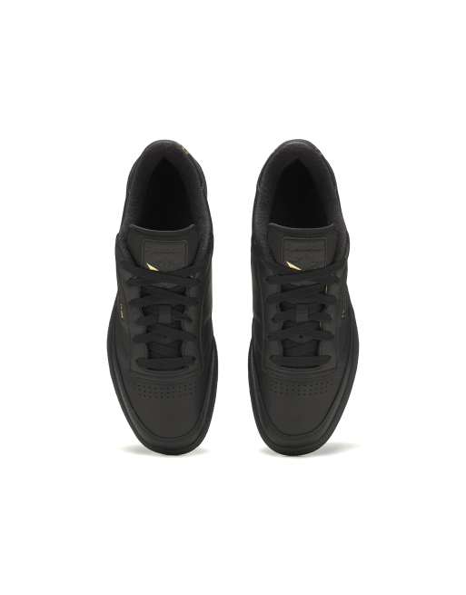 Reebok Club C 85 trainers in black and gold, 4 of 5