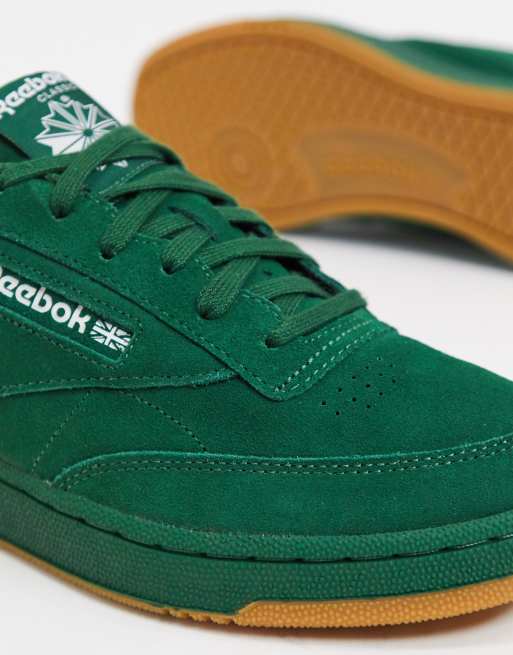 Green 2025 suede reebok