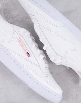 reebok club c trainers off white