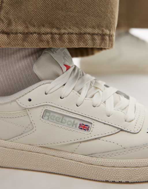 Reebok Club C 85 trainers in off white