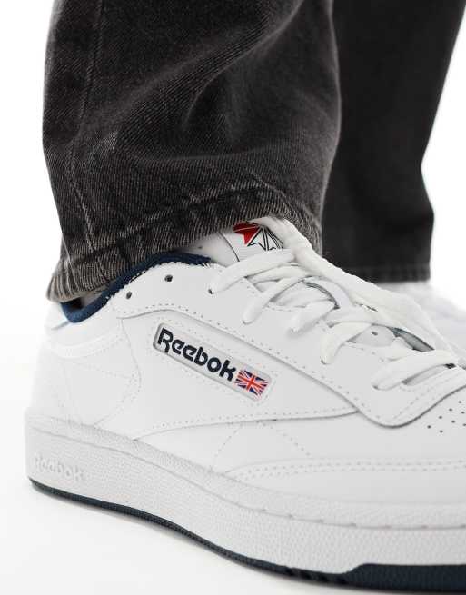 Reebok club c 85 trainers in white