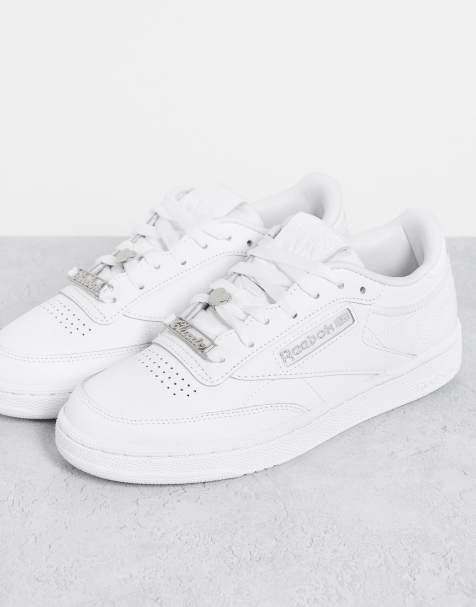 White trainers womens on sale reebok