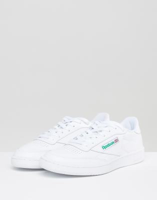 Reebok Club c 85 trainers in white 