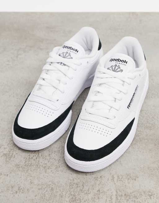 Reebok club c cheap 85 black and white