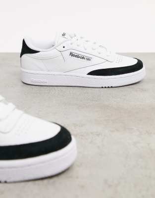 reebok club c 85 black suede