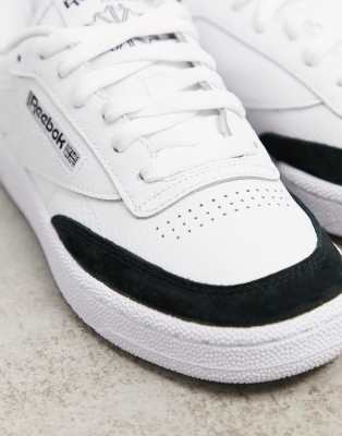 reebok club c 85 black suede