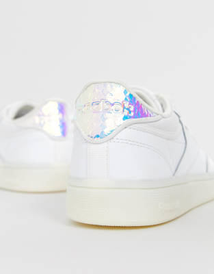 reebok white iridescent