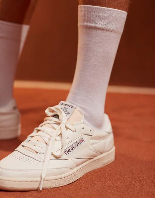 Reebok Club C 85 Vintage Baskets Blanc cassé ASOS