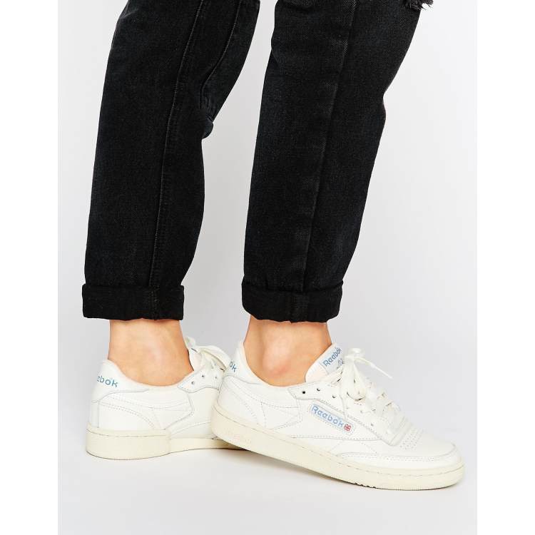 Reebok Club C 85 vintage court sneakers in chalk
