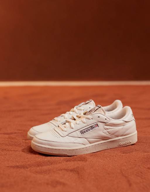 Reebok Club C 85 Vintage sneaker in chalk brown ASOS