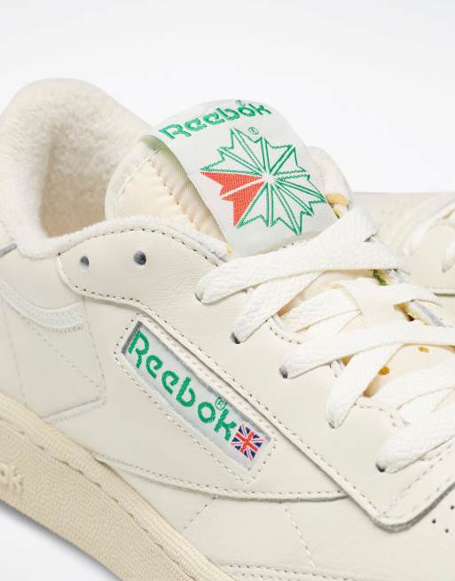 Reebok – Club C 85 – Vintage-Sneaker in gebrochenem Weiß, 3 von 5