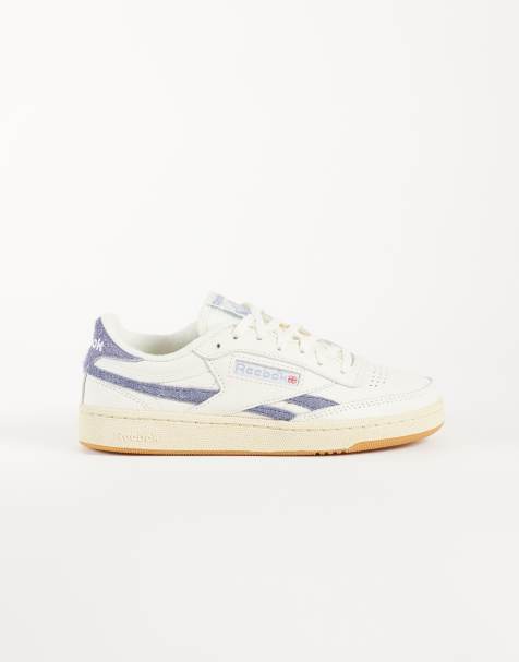 Reebok Club C 85 Vintage sneakers bianche con dettagli rosa e viola - view 1