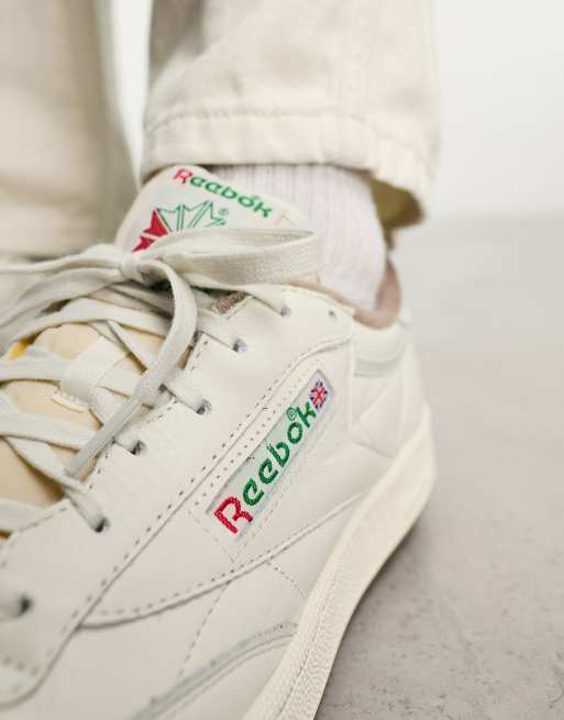 Reebok Club C 85 Vintage sneakers in chalk with taupe detail
