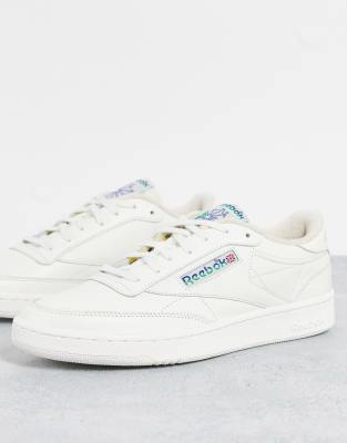 Reebok Club C 85 Vintage sneakers in chalk with terry-White on ASOS ...