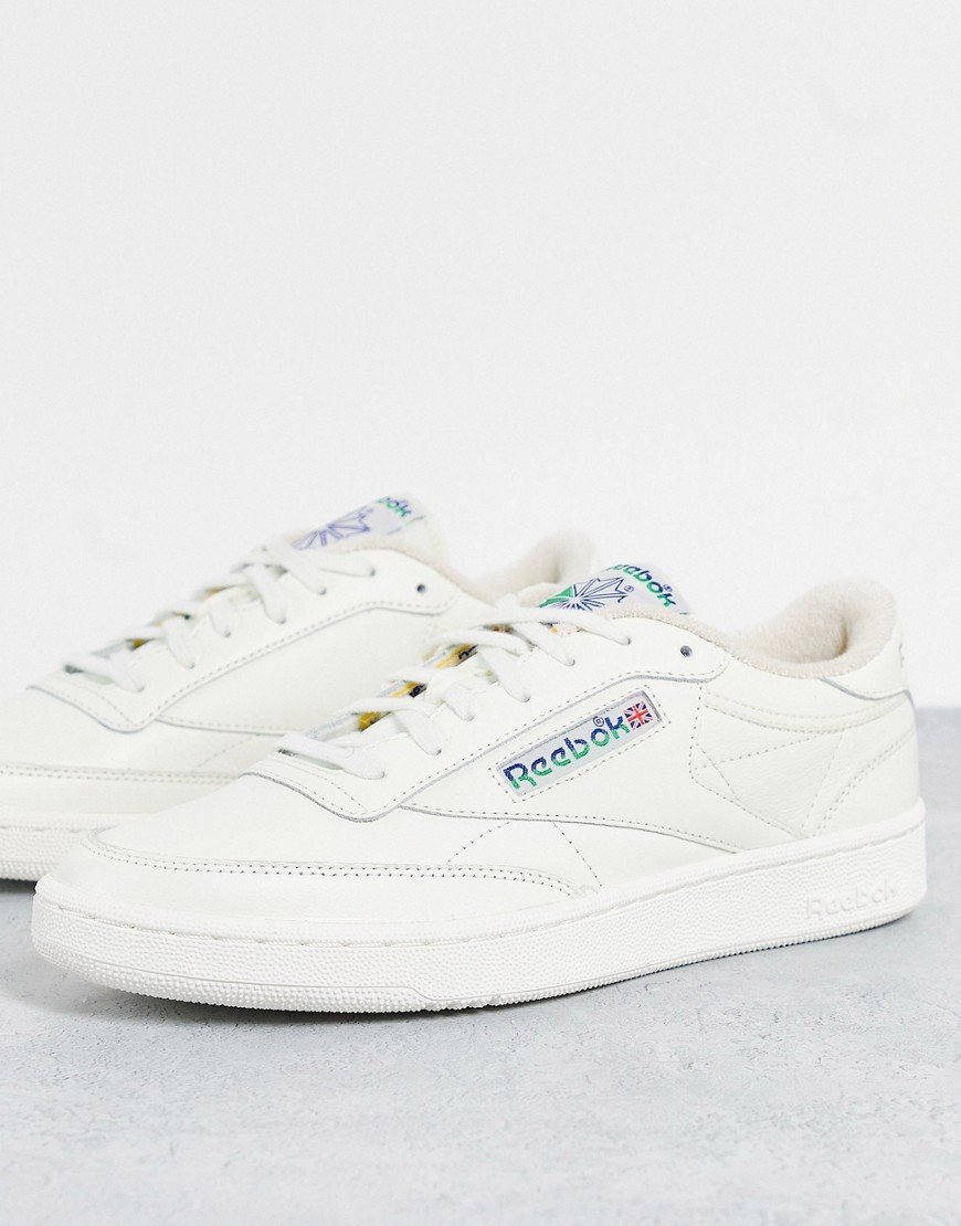 Reebok Club C 85 Vintage sneakers in chalk with terry-White