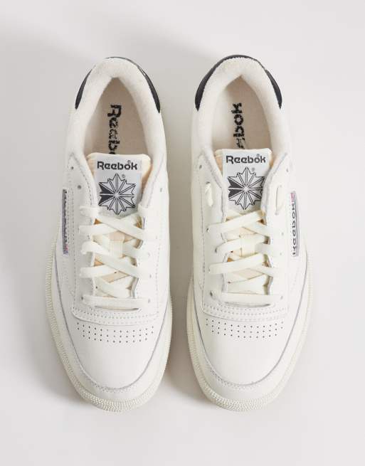 Reebok Club C 85 vintage sneakers in off-white with gum sole, 2 of 5