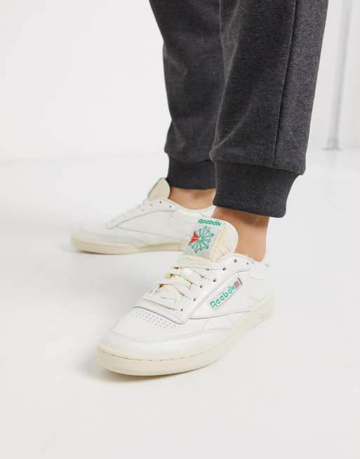 Sygeplejeskole overgive transfusion Reebok club c 85 vintage sneakers in off white | ASOS