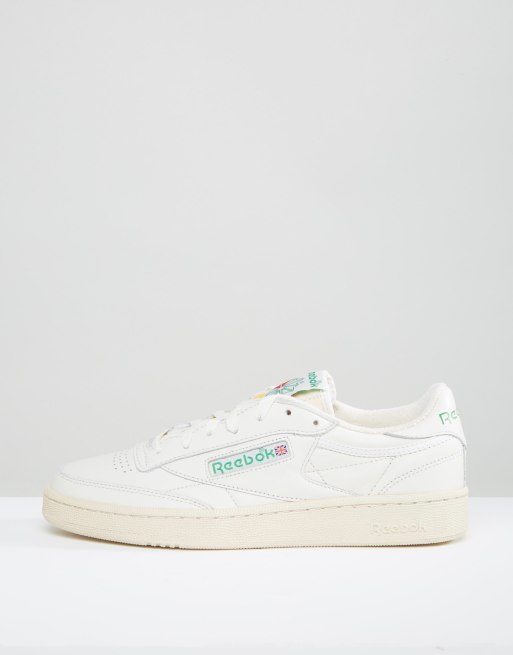 Voorzichtig fles Aanzienlijk Reebok Club C 85 Vintage Sneakers In White V67899 | ASOS