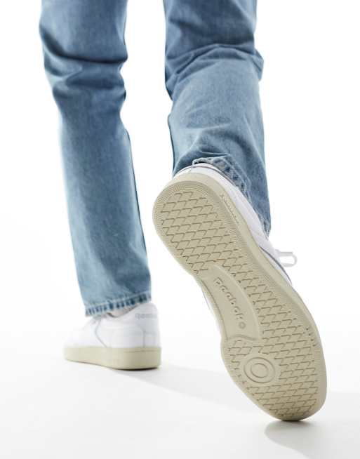 Reebok club c 85 classic white denim glow store