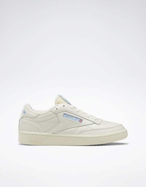 reebok club c 85 vintage court trainer in chalk