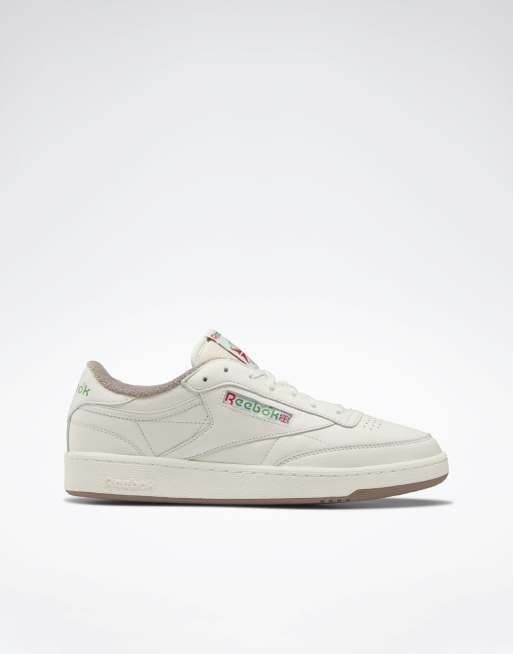 Reebok Club C 85 vintage trainers in chalk and taupe CREAM ASOS