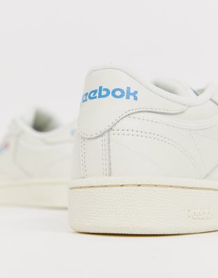 reebok club c trainers in off white
