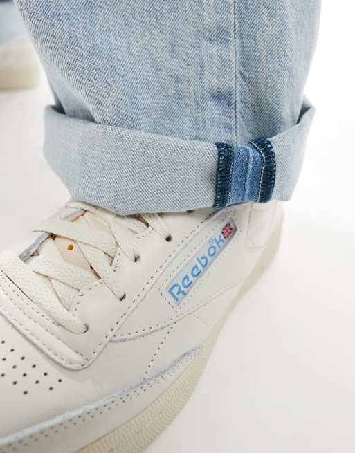 Reebok Club C 85 Vintage unisex sneakers in chalk with blue detail