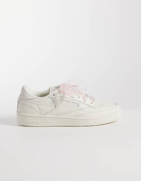 Reebok Club C 85 zapatillas de deporte en blanco y lila - view 1
