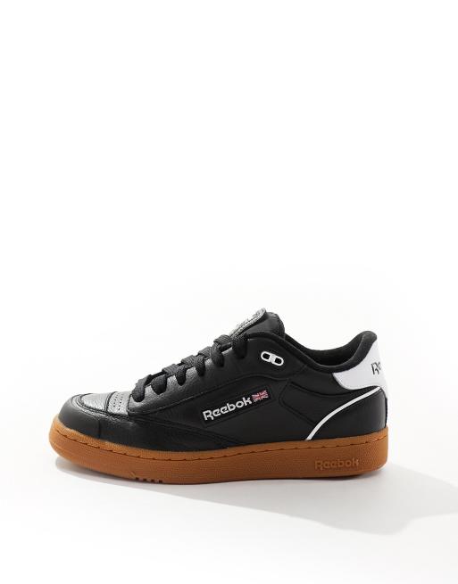 Reebok Club C Bulc sneakers in black with gum sole, 3 of 5