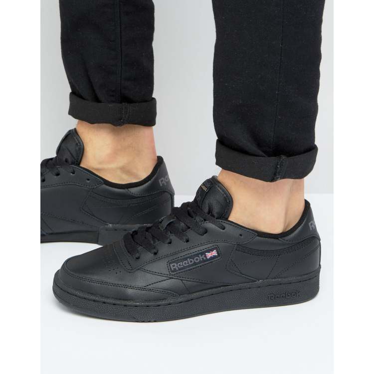 ★送料無料★Reebok リーボッククラブ C 85 AR0454 TRIPLE BLACK Buty Reebok - Club C 85 AR0454 Black - Ceny i opinie - Ceneo.pl