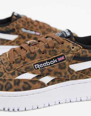 basket reebok leopard