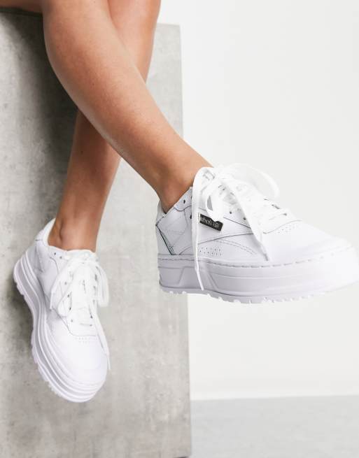 Reebok Club C Double in white and gray | ASOS