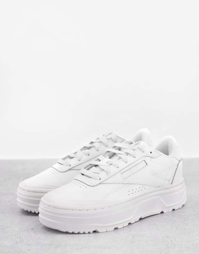 Reebok Club C Double GEO sneakers in white