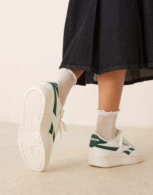 Reebok Club C Double Outfit Reebok Club C Double Sneaker Black And