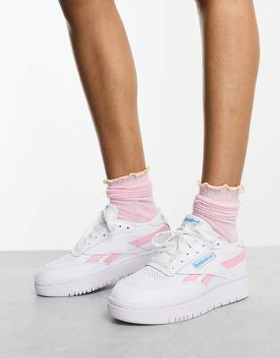 Reebok Club C Extra Pastels White & Lilac Shoes